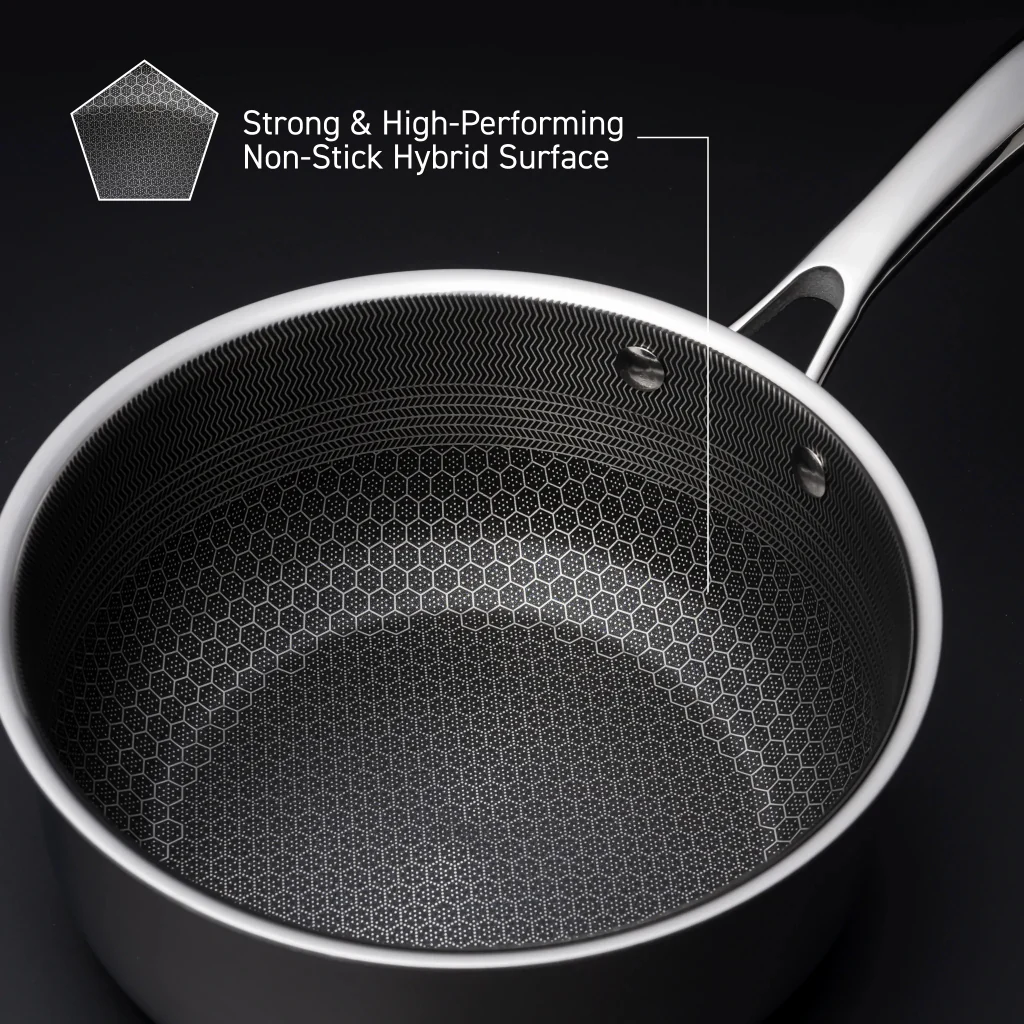 Hybrid Saucepan With Lid, 3-Qt - Image 4